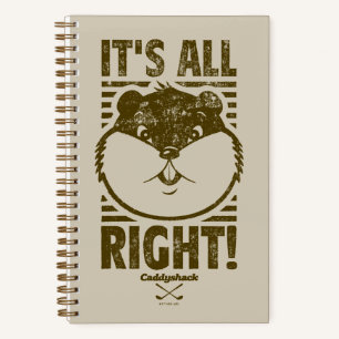 Cuaderno Caddyshack   ¡Está bien!
