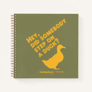Cuaderno Caddyshack   Hey, ¿Alguien Se Puso Un Pato?