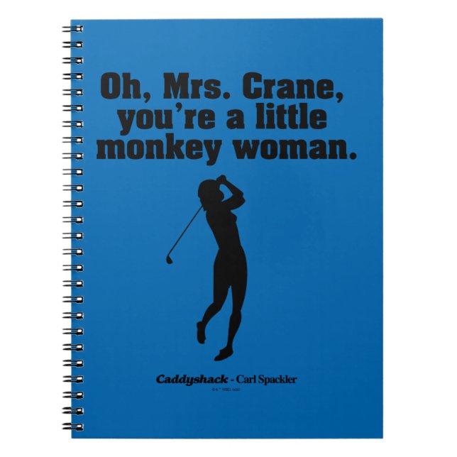 Cuaderno Caddyshack | Oh Sra. Crane (Frente)