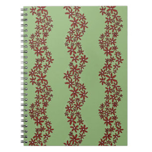 Cuaderno Cadena de margarita Bandas de flor gruesas blancas