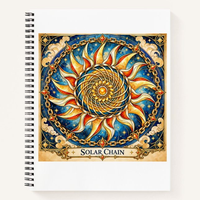 Cuaderno Cadena solar (Anverso)