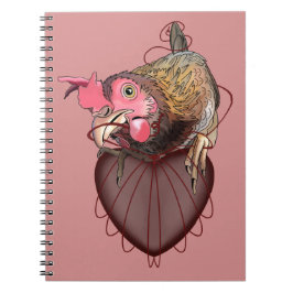 Cuaderno Cadenas de corazón para el sacrificio de pollo