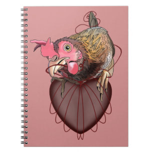 Cuaderno Cadenas de corazón para el sacrificio de pollo
