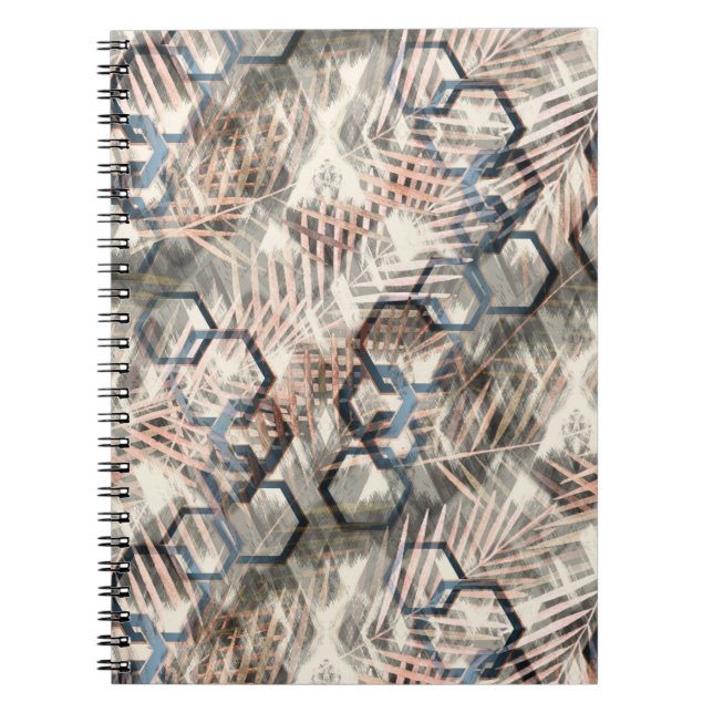 Cuaderno Cadenas de hojas de palma. (Frente)