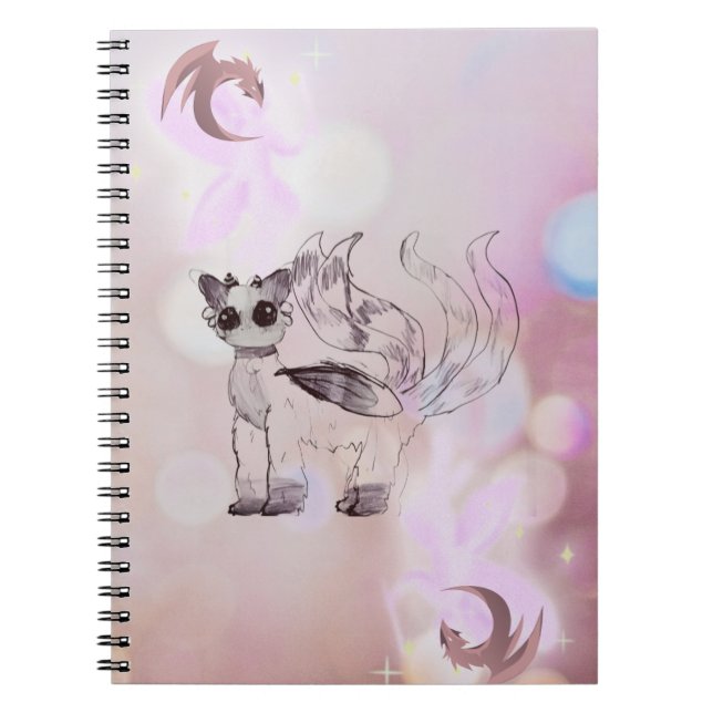 Cuaderno Caderno Dragão Mágico com Capa Fantástica – Ideal  (Frente)