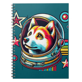 Cuaderno caderno espiral  "Laika "