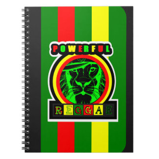 Cuaderno caderno espiral Powerful Reggae