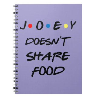 Cuaderno Caderno Joey Doesn't Share Food