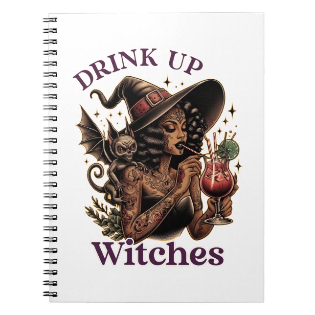 Cuaderno Caderno (Notebook) Beba Com As Bruxas (Frente)