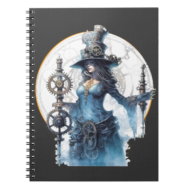 Cuaderno Caderno (Notebook) Evocação Steampunk (Frente)