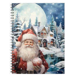 Cuaderno Caderno (Notebook) Noite do Papei Noel