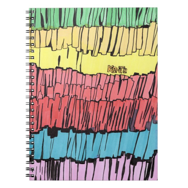 Cuaderno caderno para presente, caderno com cores vibrantes (Frente)