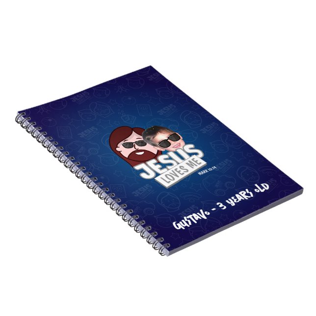 Cuaderno Caderno personalizado com a foto da criança (Lado Derecho)