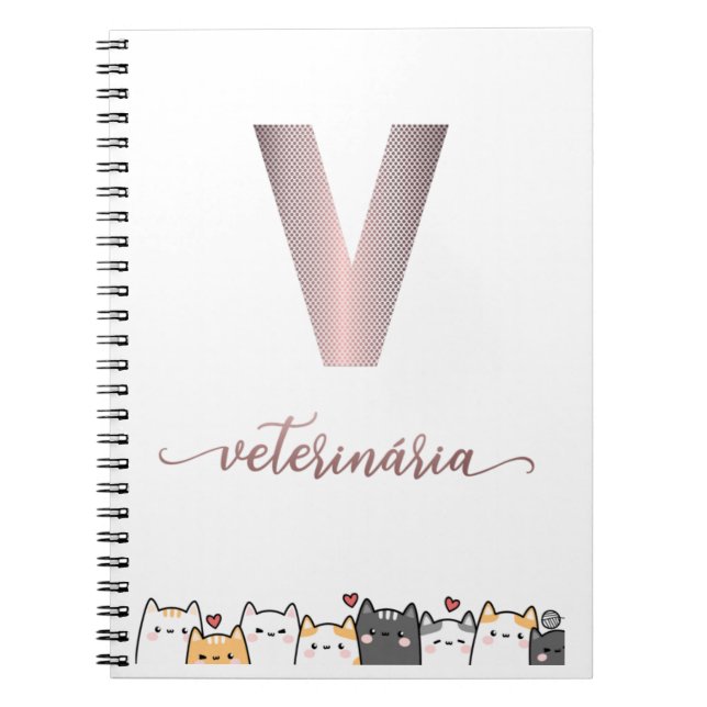 Cuaderno Caderno profissão veterinária (Frente)