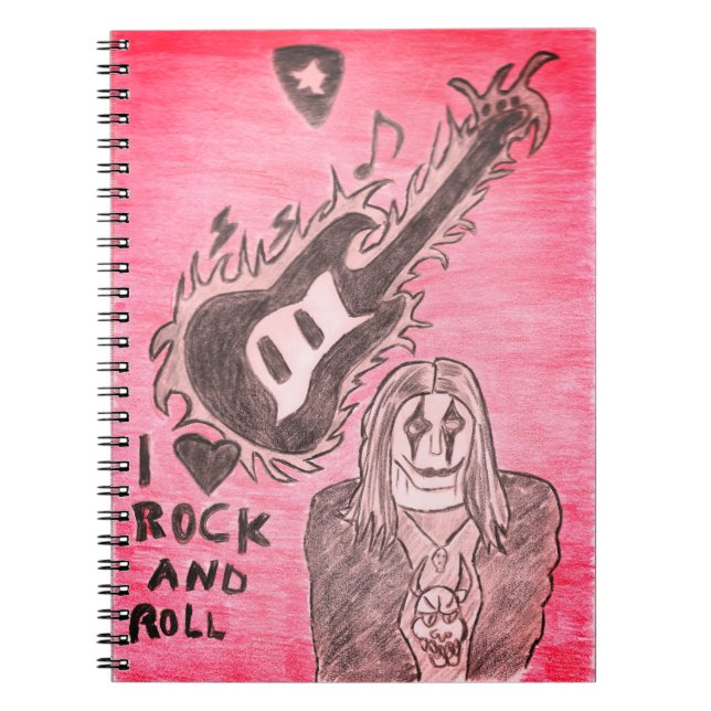 Cuaderno caderno rock (Frente)
