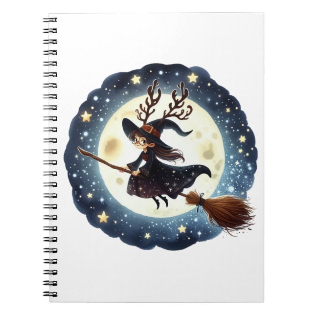 Cuaderno Caderno Viagem da Bruxa Natalina (Frente)