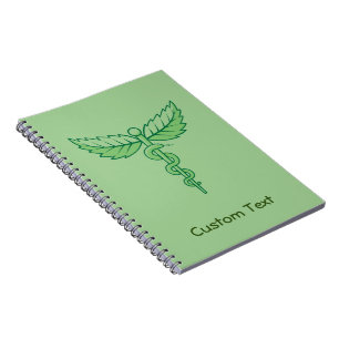 Cuaderno Caduceus con bloc de notas de hojas