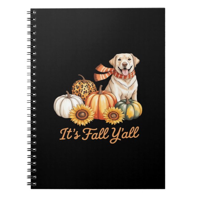 Cuaderno Cae creativa la piel de calabaza de leopardo de la (Frente)