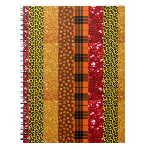 Cuaderno Cae la cosecha de Acción de Gracias del otoño