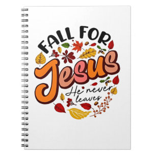 Cuaderno Cae por Jesús y nunca se va de Acción de Gracias