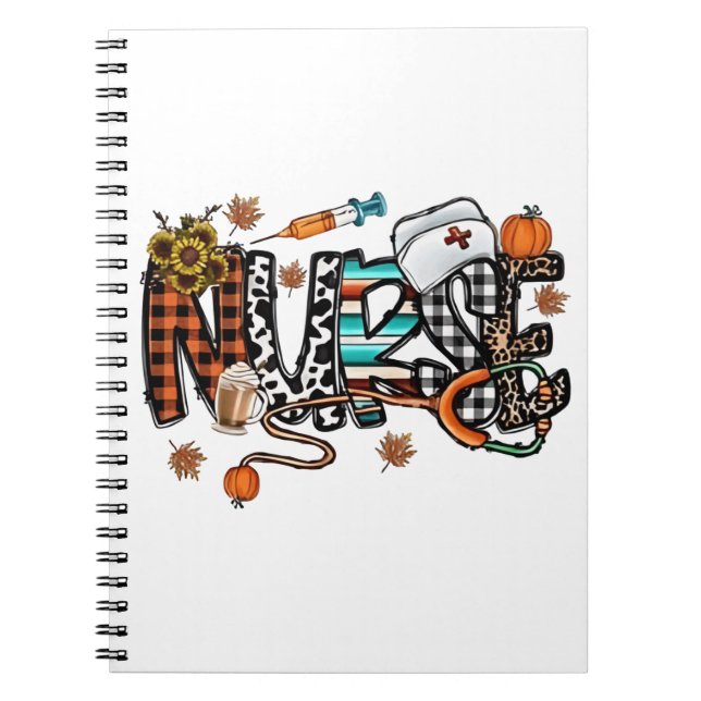 Cuaderno Cae Vibes Que Enfermera Enfermera De Enfermería De (Frente)
