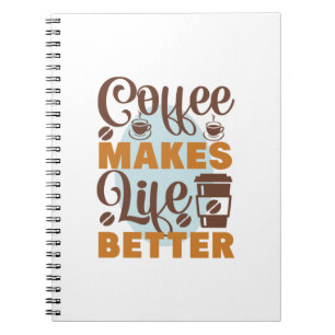 Cuaderno Café Art Café Mejora la vida