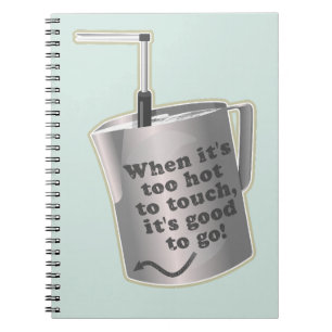 Cuaderno Café Barista leche leche caliente jugo