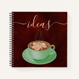 Cuaderno Café cappuccino del Día de San Patricio