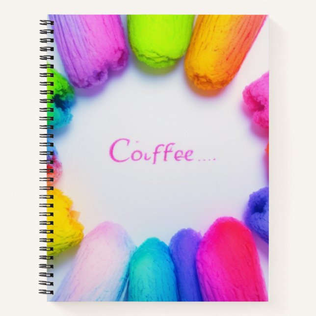 Cuaderno café colorido (Anverso)
