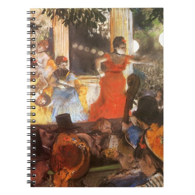 Cuaderno Café-concierto en Les Ambassadeurs de Edgar Degas (Frente)