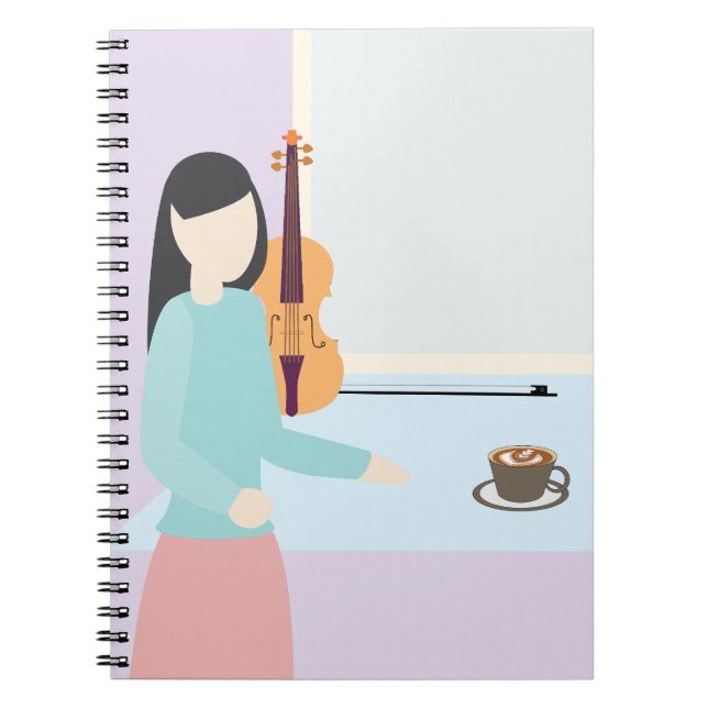 Cuaderno Café de la Mañana junto a la Ventana (Frente)