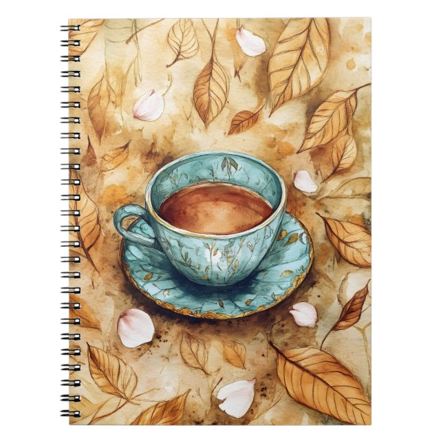 Cuaderno "Café de olla," una bebida tradicional mexicana.   (Frente)