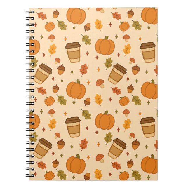 Cuaderno Café de Otoño (Frente)