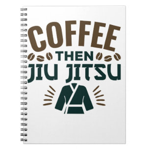Cuaderno Café Después Jiu Jitsu BJJ Jiujitsu
