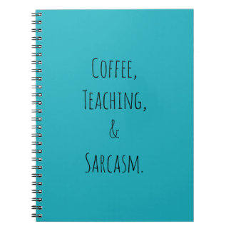 Cuaderno Café, enseñanza, y sarcasmo