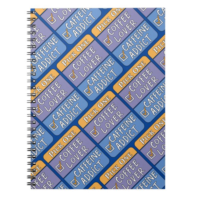 Cuaderno Café o cafeína (Frente)