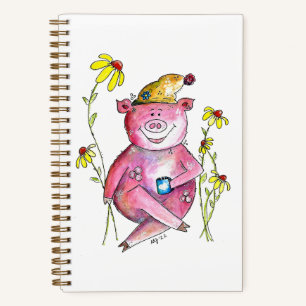 Cuaderno Café para beber cerdo delicioso
