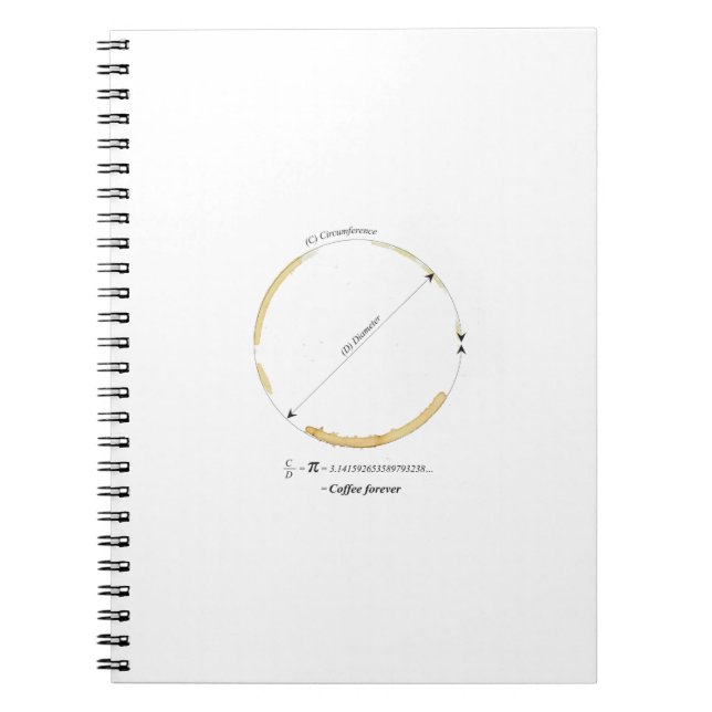 Cuaderno café para siempre (Frente)
