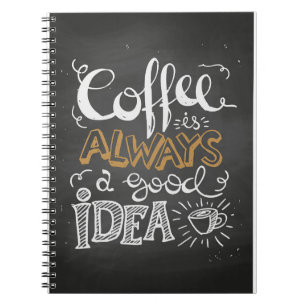 Cuaderno Café Para Una Buena Idea