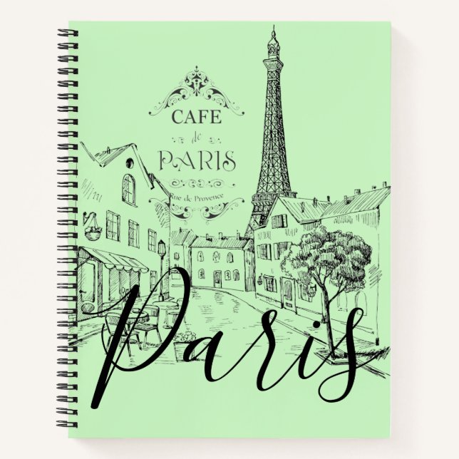 Cuaderno Cafe Paris (Anverso)