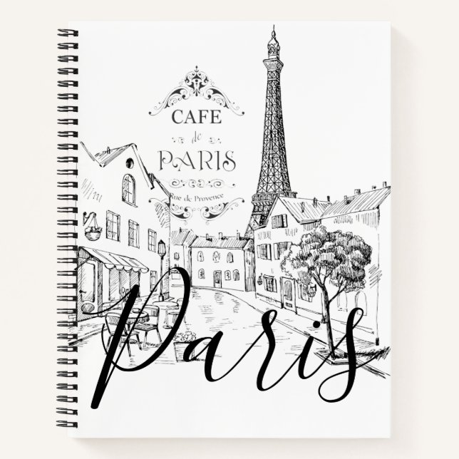 Cuaderno Cafe Paris (Anverso)