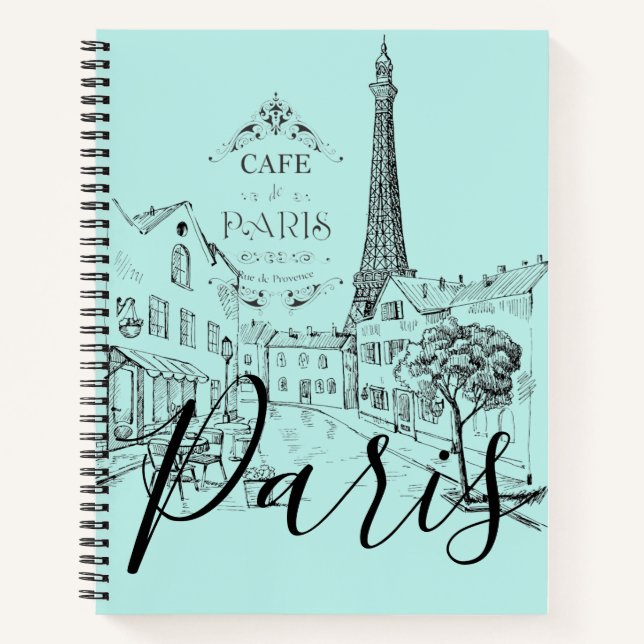 Cuaderno Cafe Paris Notebook (Anverso)