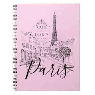 Cuaderno Cafe Paris Notebook