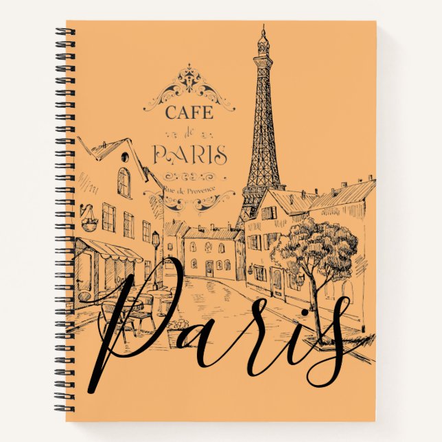 Cuaderno Cafe Paris Notebook (Anverso)