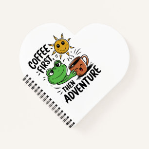 Cuaderno Café Primero Luego Aventura – Mañana Rana Linda