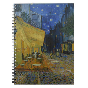 Cuaderno Cafe Terrace de noche por Vincent van Gogh
