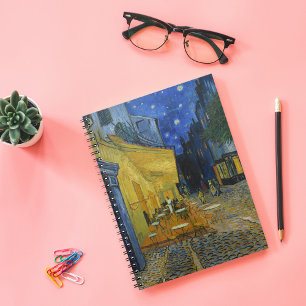 Cuaderno Cafe Terrace de noche Vincent van Gogh