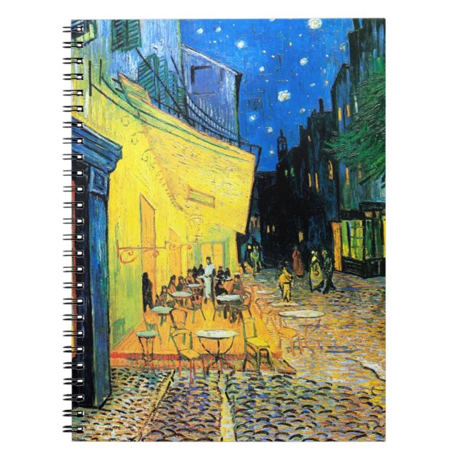 Cuaderno Café Terrace en espiral Vincent Van Gogh (Frente)