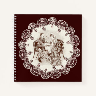 Cuaderno café y amor