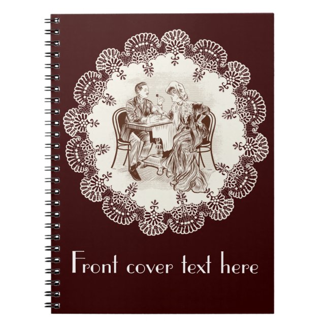 Cuaderno café y amor (Frente)